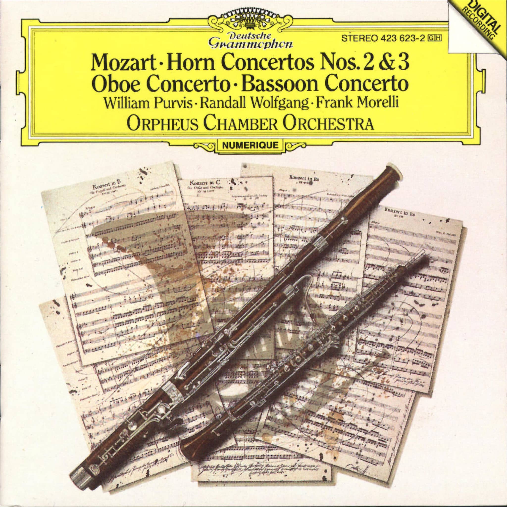 モーツァルト：ホルン協奏曲第2番・第3番､オーボエ協奏曲、ファゴット協奏曲