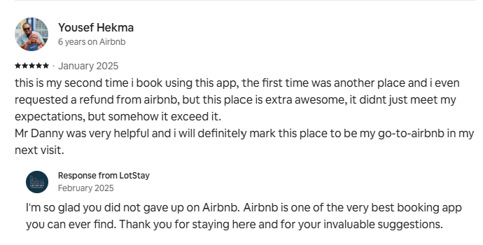 Guest review 1