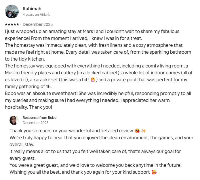 Guest review 1