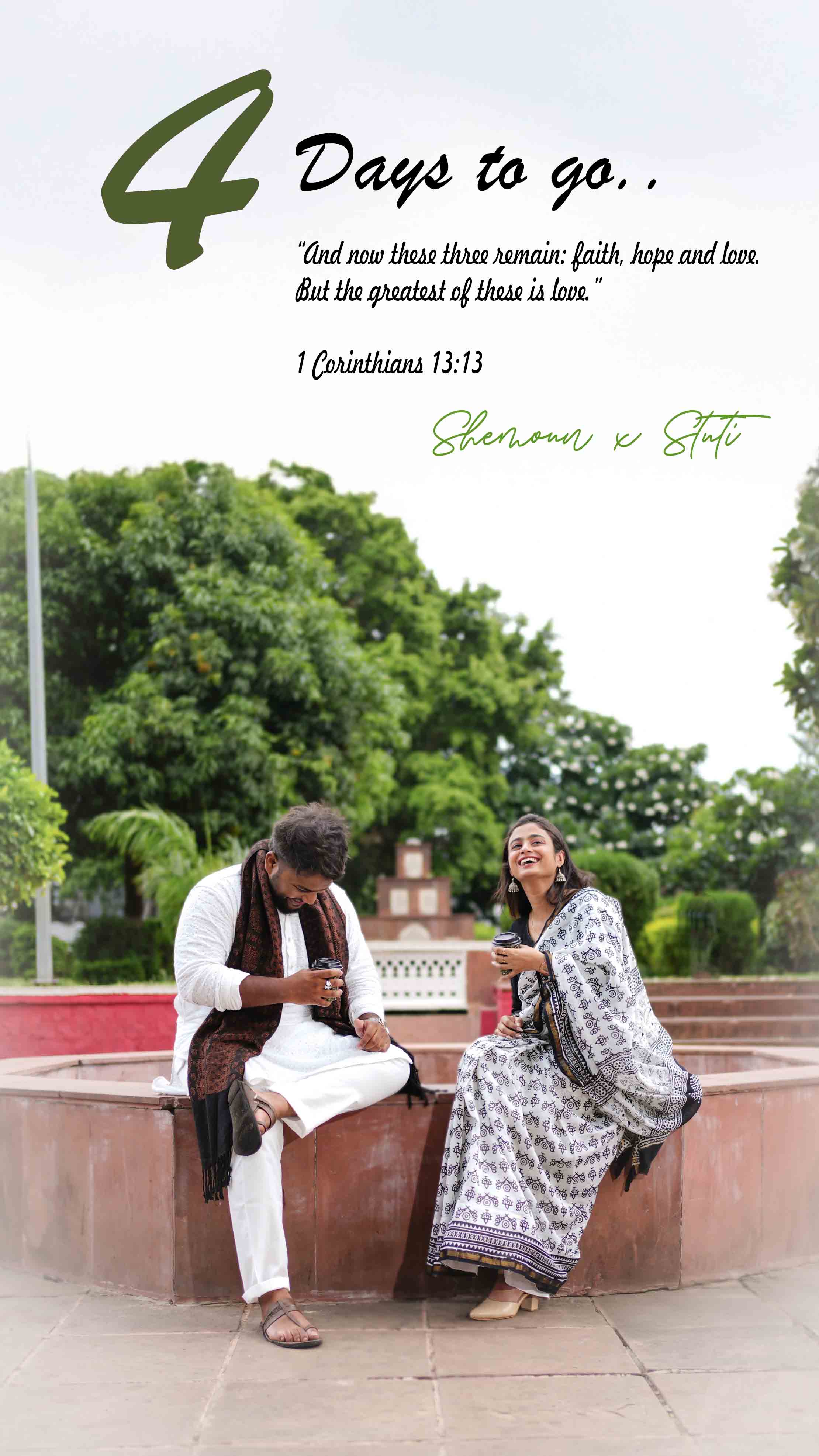 Candid couple portrait