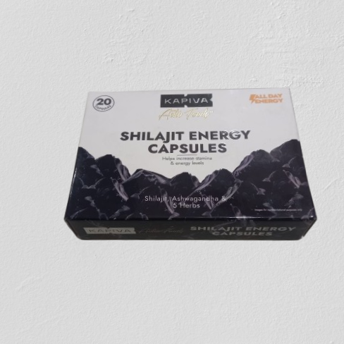 Kapiva Shilajit Energy Capsules