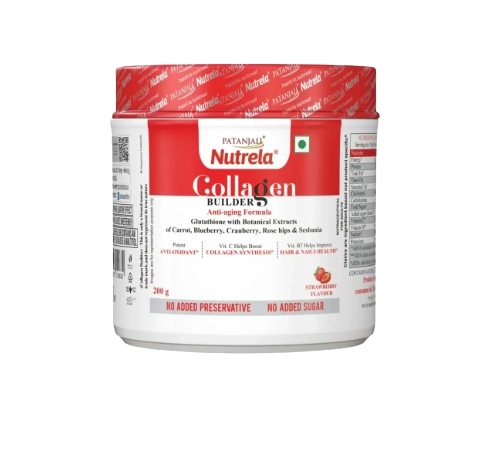 Patanjali Nutrela Collagen Builder Anti-Aging Formula Powder