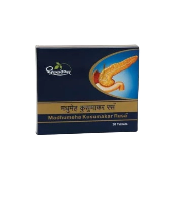 Dhootapapeshwar Madhumeha Kusumakar Rasa Ayurvedic Tablet