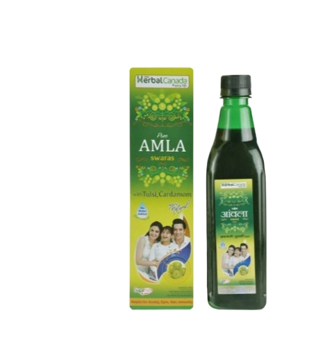 Herbal Canada Pure Aloevera Amla Swaras with Tulsi