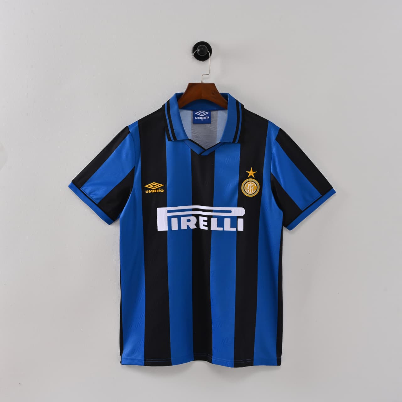 Inter Milan 1995-96 Retro Home Football Jersey 1