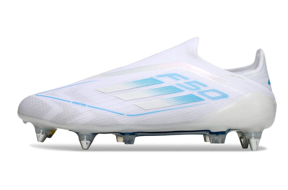 adidas F50 Elite Laceless FG – Polar Victory Pack (White/Lucid Blue) 1