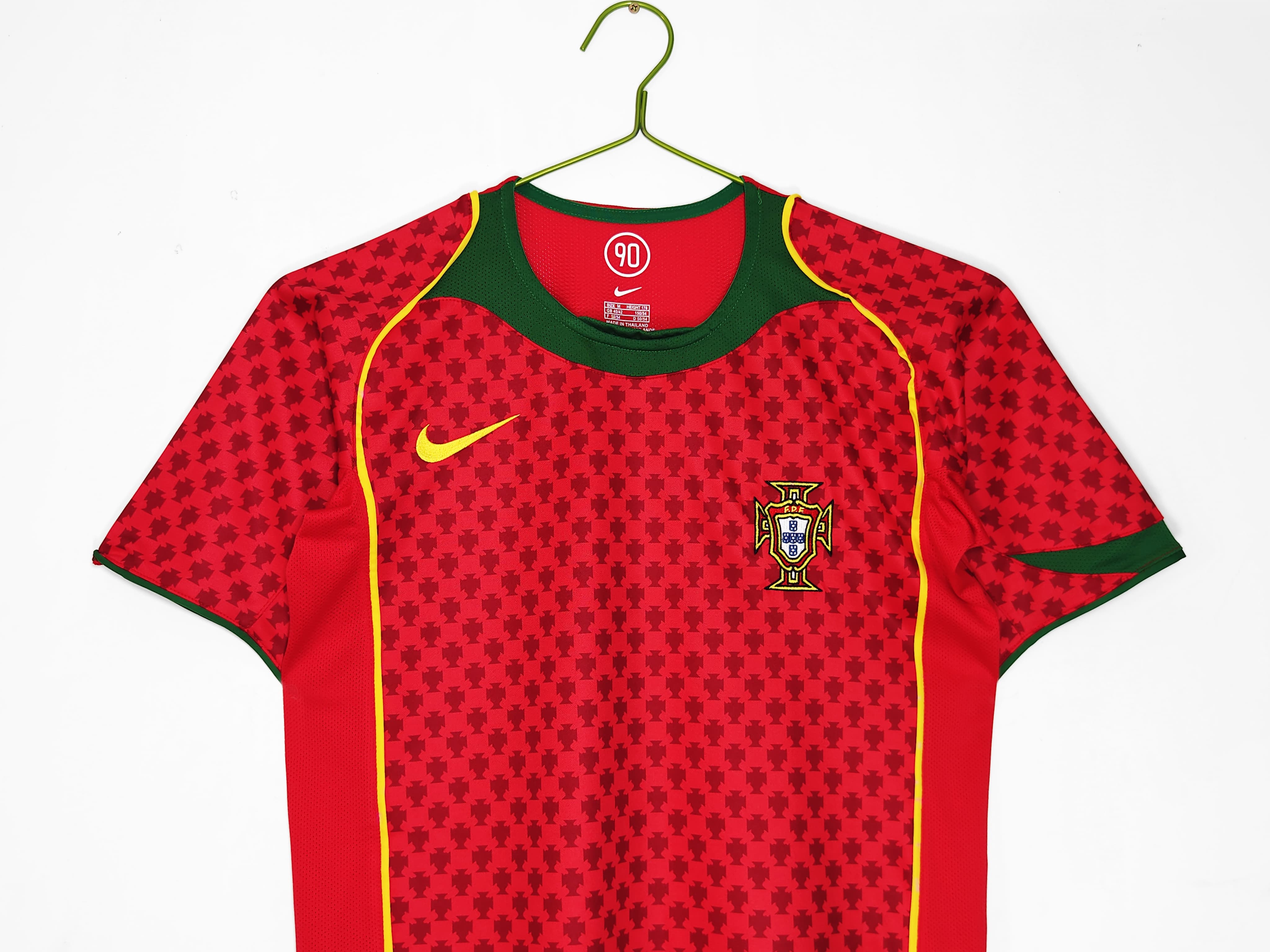 Portugal 2004 - 2005 Home "Total 90" Retro Jersey 3