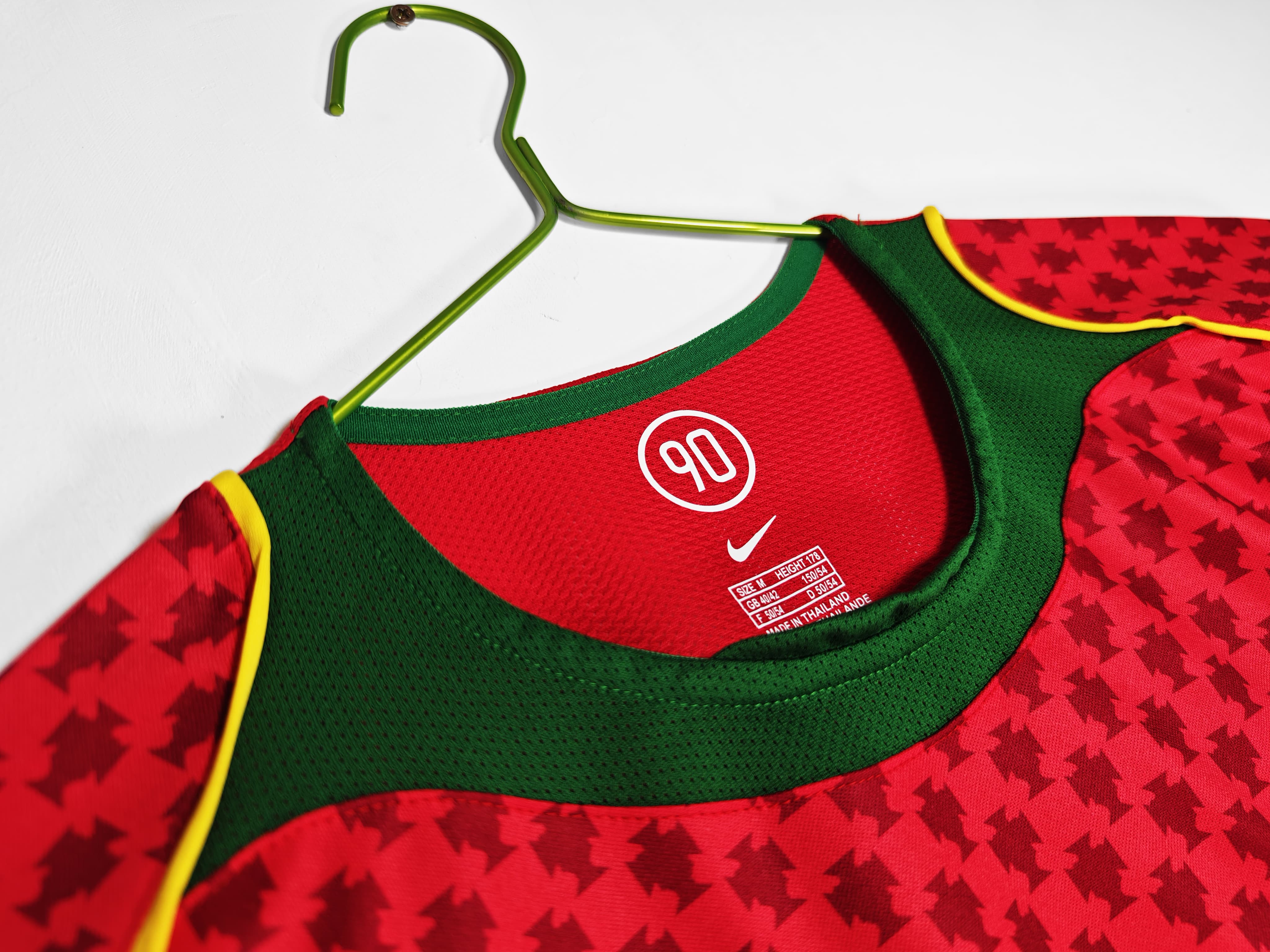 Portugal 2004 - 2005 Home "Total 90" Retro Jersey 2