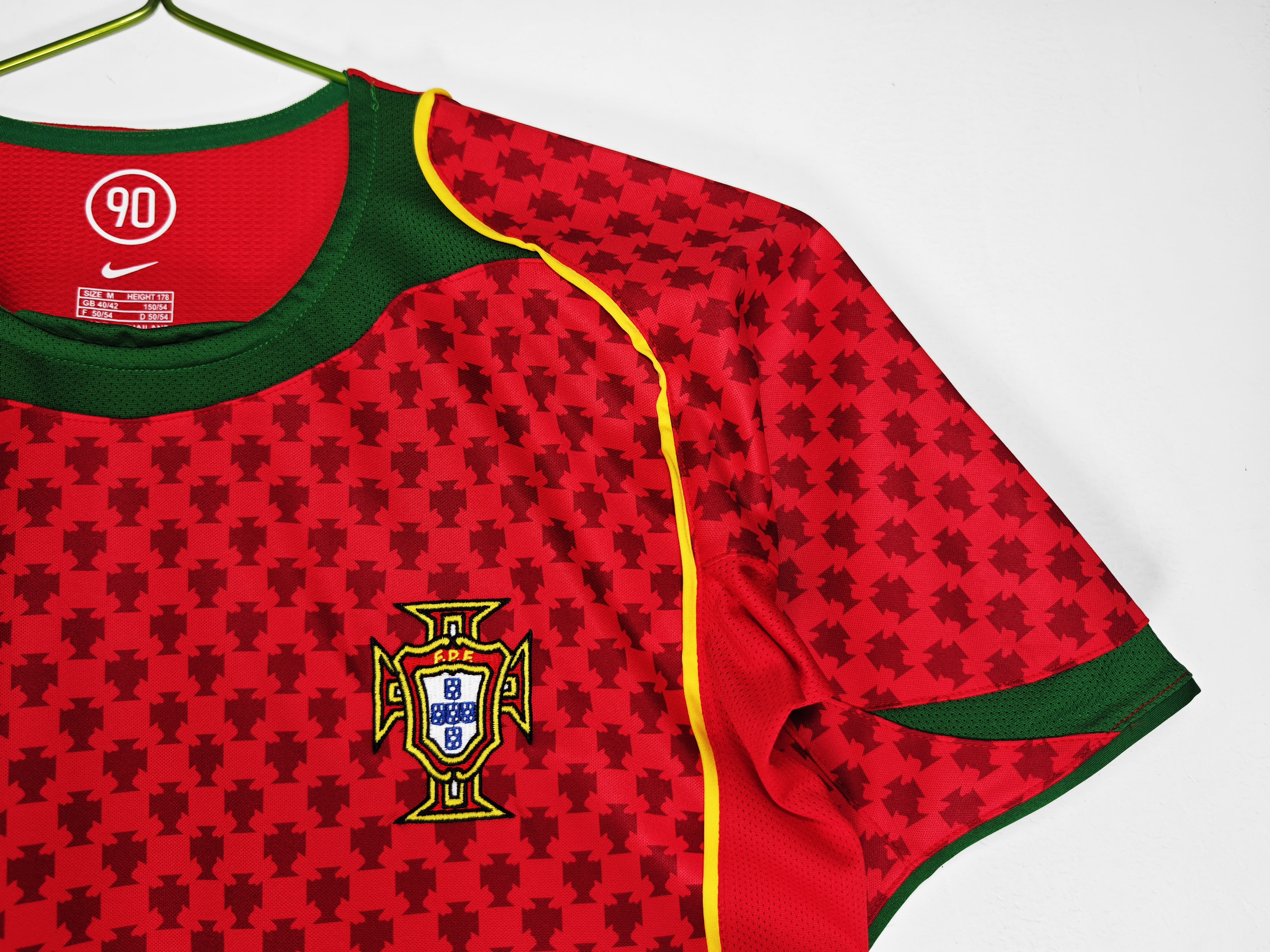 Portugal 2004 - 2005 Home "Total 90" Retro Jersey 4