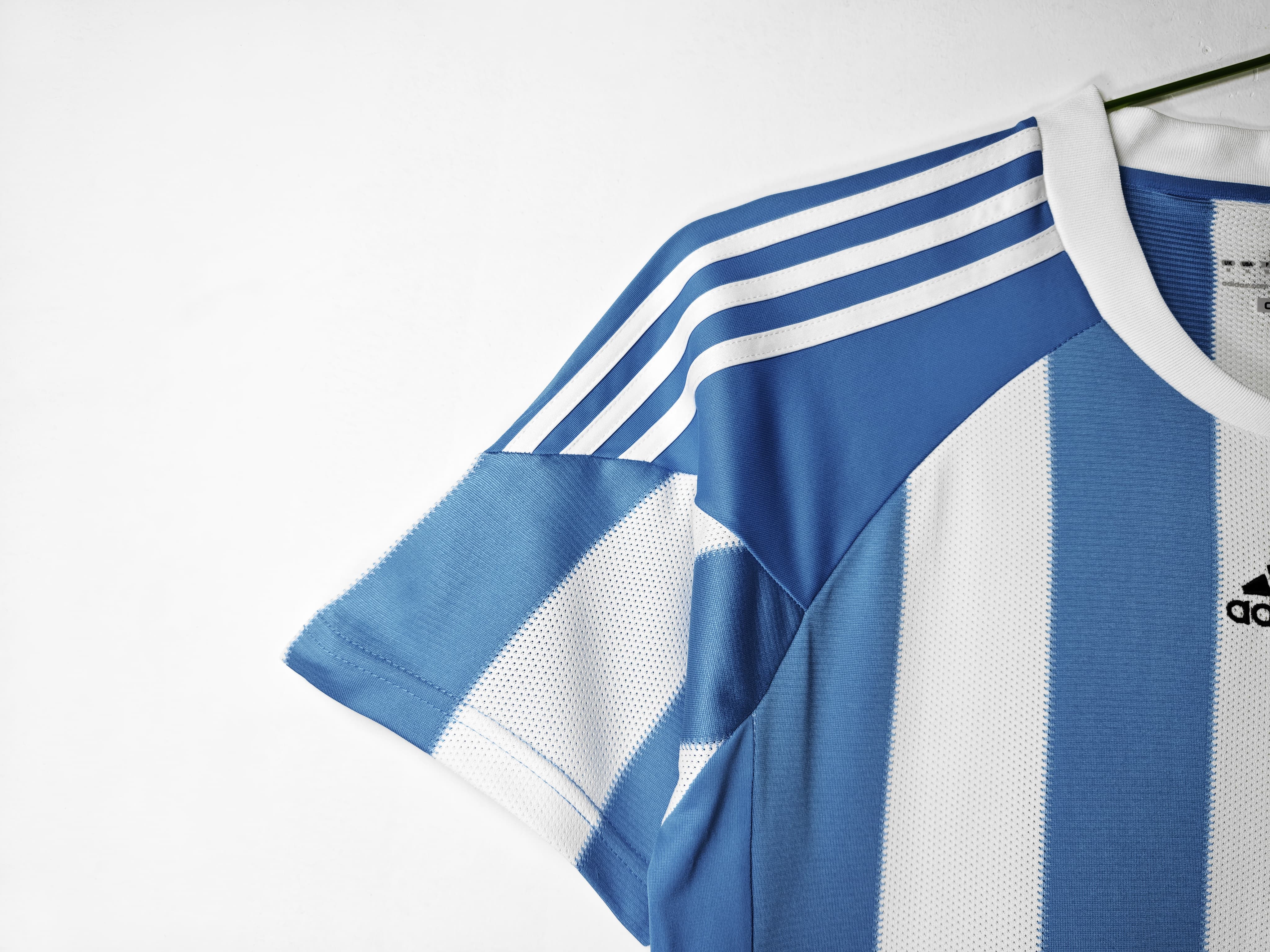 The Argentina Retro 2010 FIFA World Cup Home Football Jersey 6