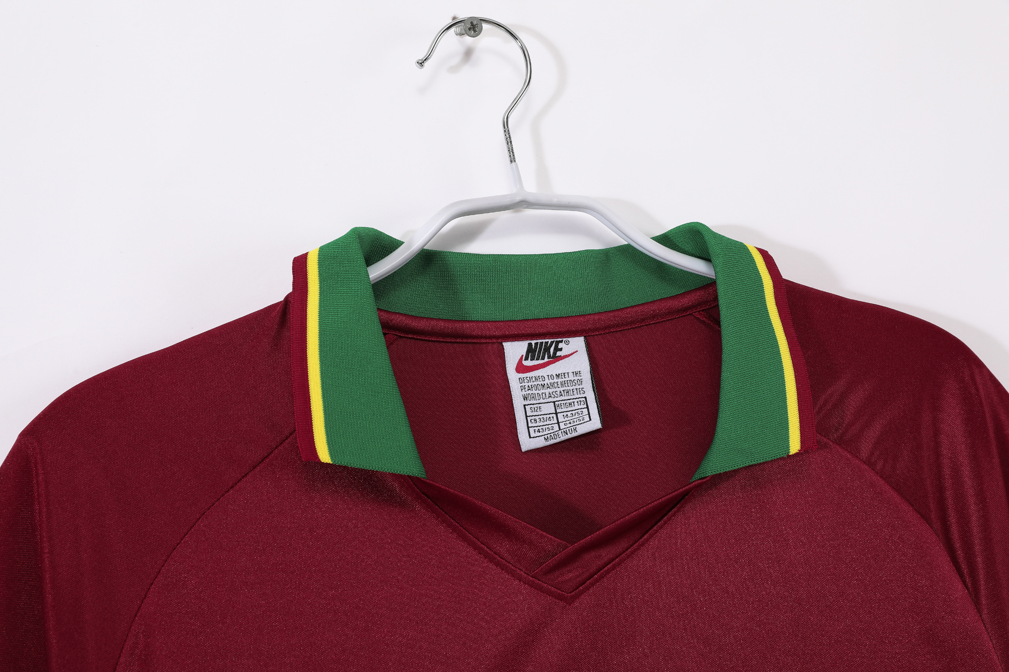 The Portugal Retro 1998/99 Home Football Jersey 2