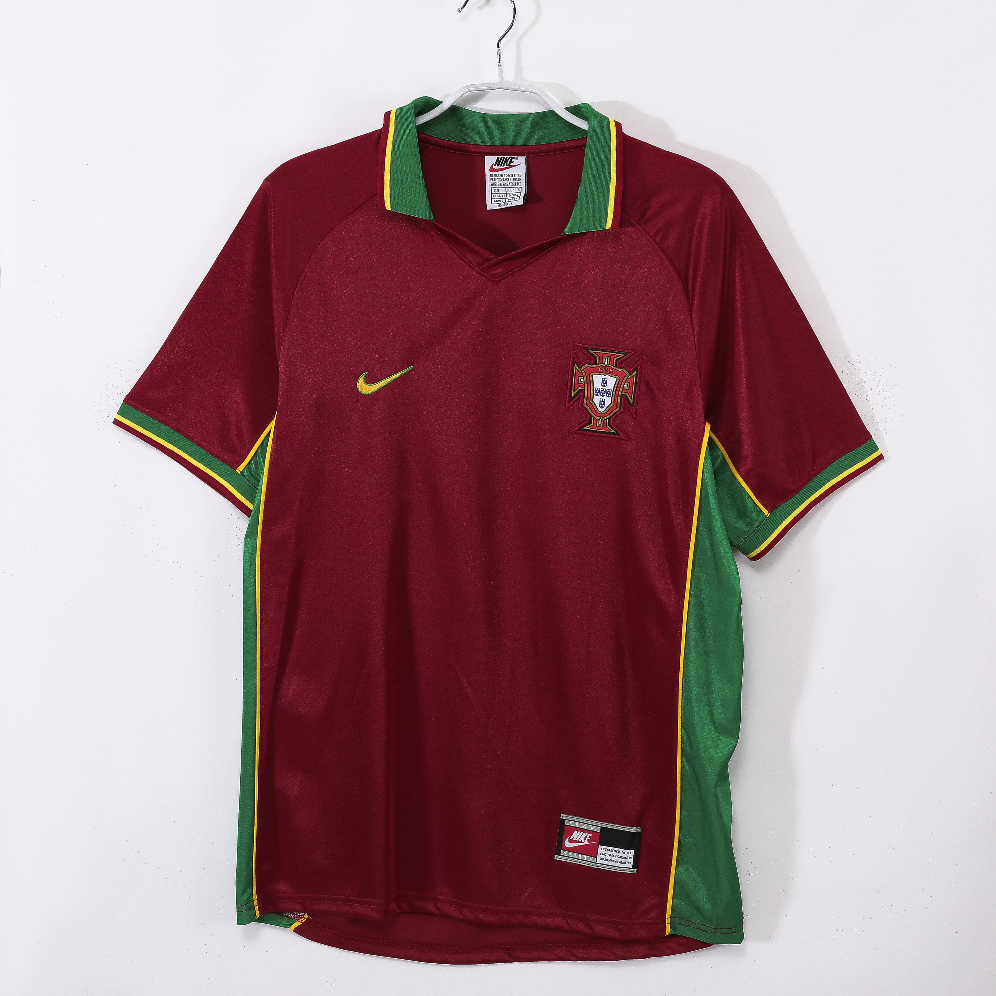 The Portugal Retro 1998/99 Home Football Jersey 1
