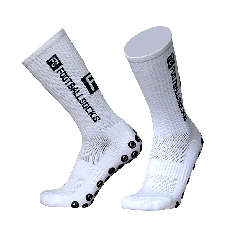The Black & White Premium FS Grip Football Socks 1