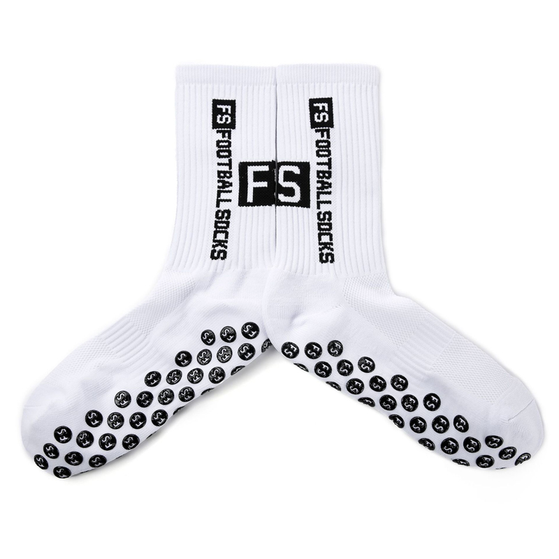 The Black & White Premium FS Grip Football Socks 4