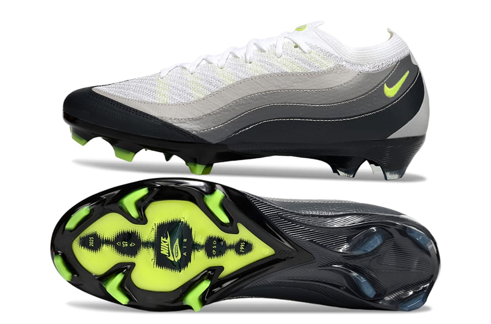 The Nike Air Zoom Mercurial Vapor 16 Elite x Air Max 95 “Neon” Football Cleats 3