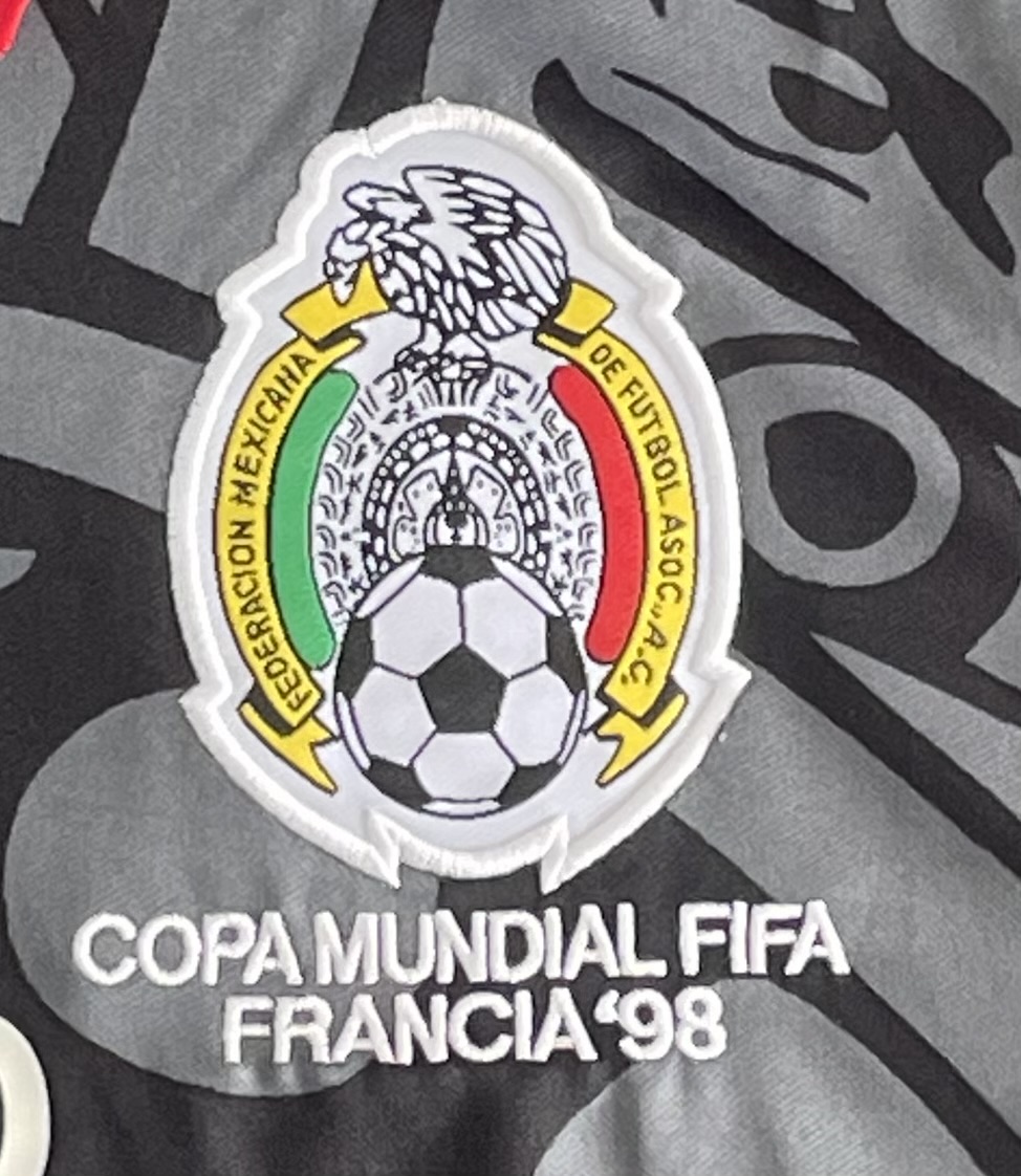 The Mexico Retro 1998 Black Football Jersey 2