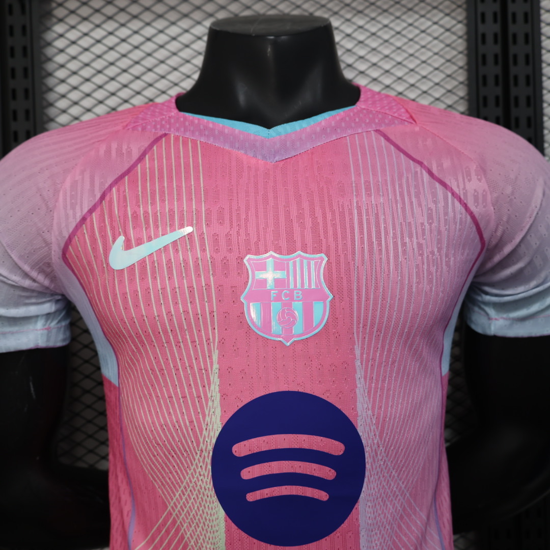 The FC Barcelona 2025/26 Pink Special Edition Jersey 3