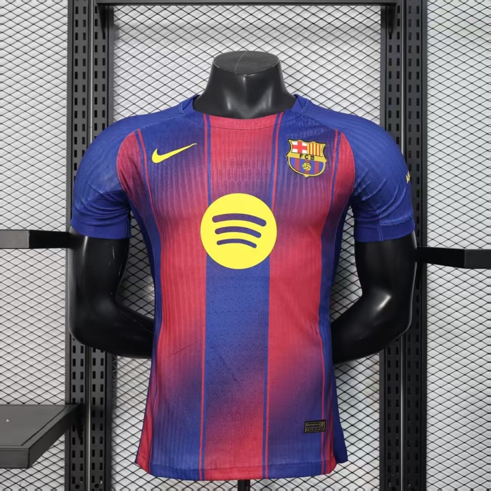 The Barcelona 2025/2026 Home kit Front