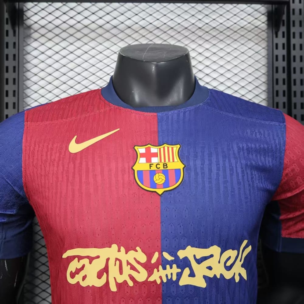 FC Barcelona x Travis Scott Cactus Jack 2024/2025 Limited Edition Jersey Alternate View