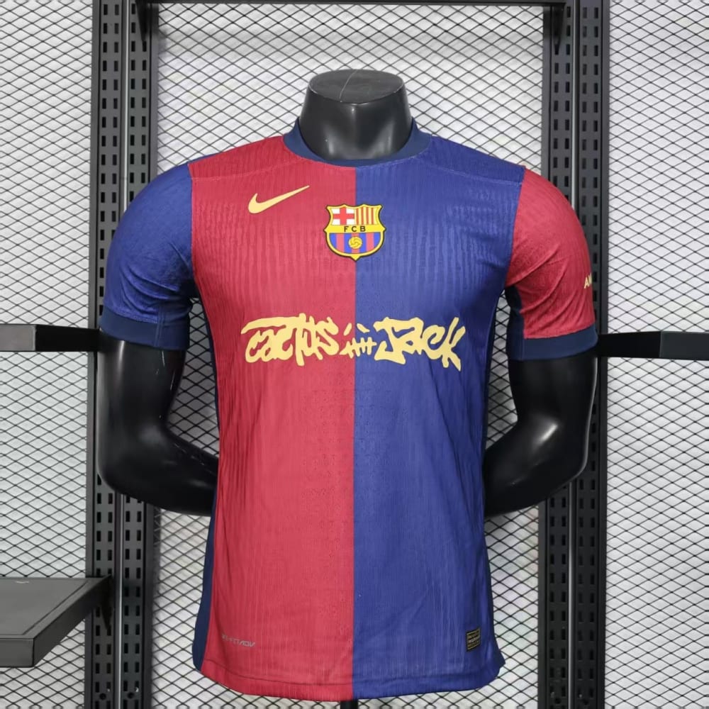 FC Barcelona x Travis Scott Cactus Jack 2024/2025 Limited Edition Jersey Front