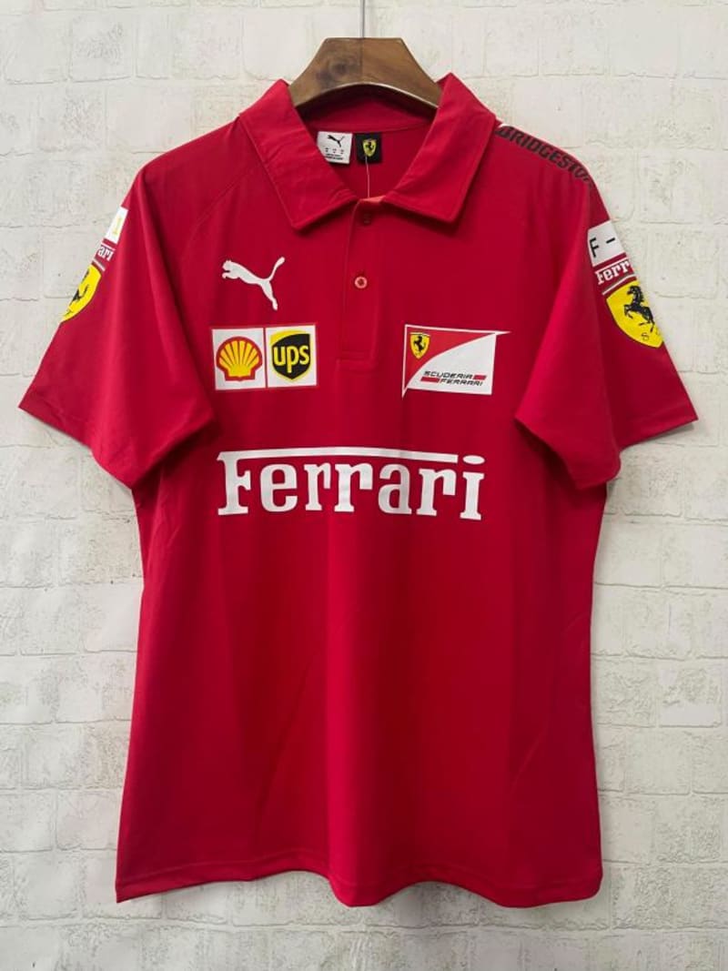 PUMA Scuderia Ferrari F1 Team Polo Shirt - Ferrari  Front View