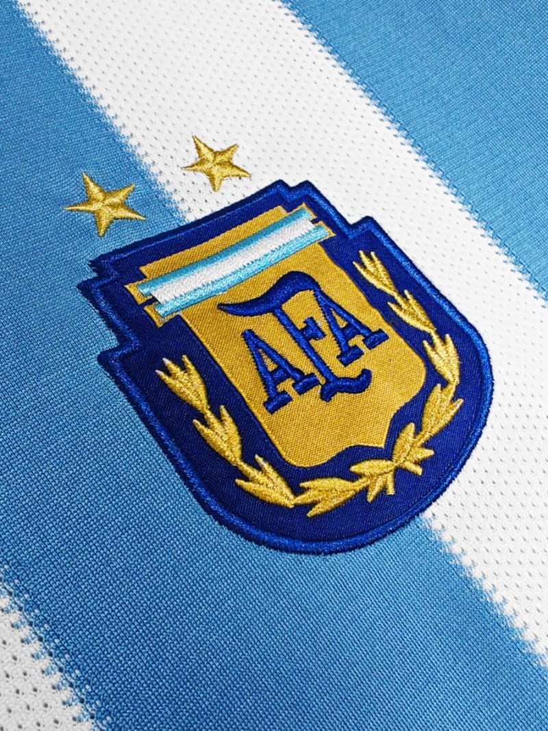 The Argentina Retro 2010 FIFA World Cup Home Football Jersey - Argentina 2010 View 9