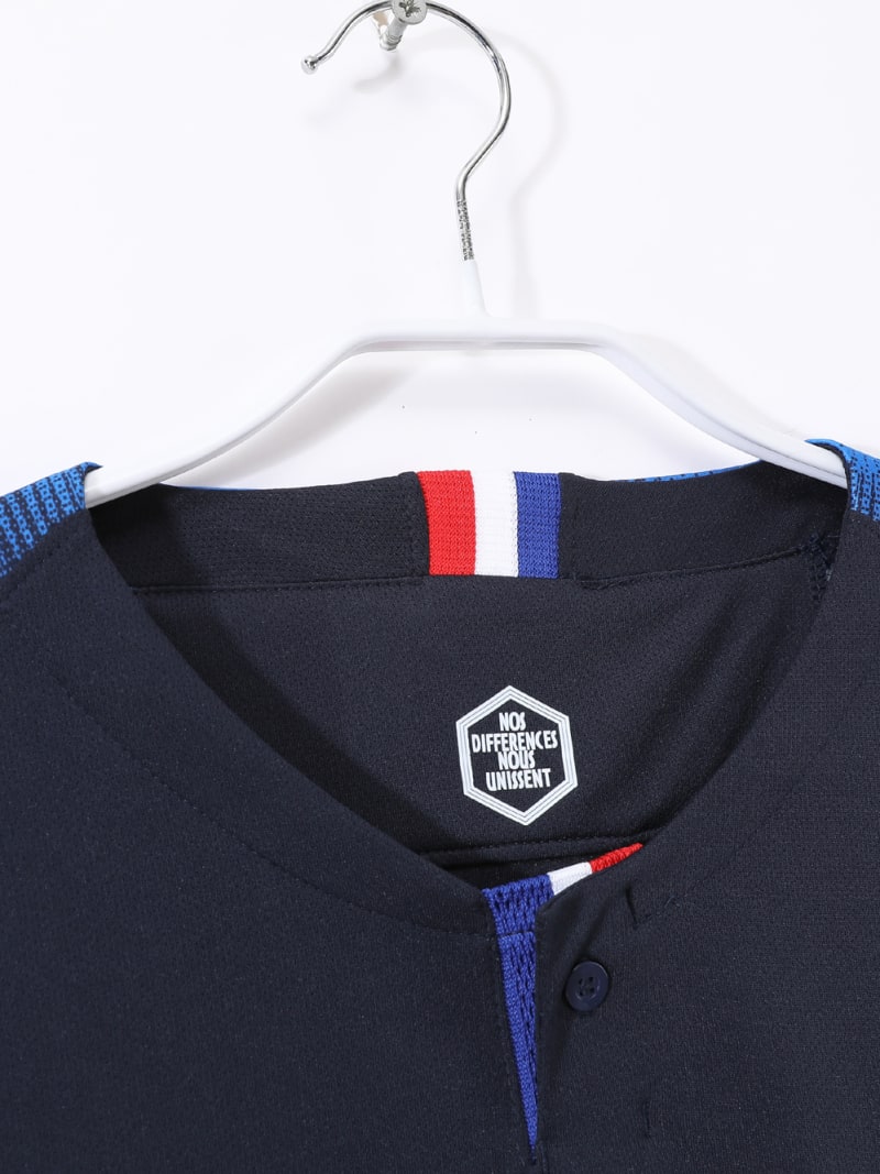 The France Retro 2018 FIFA World Cup Champion Home Football Jersey - France 2018 View 4