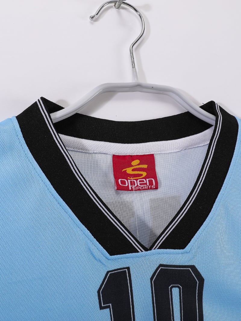 The Argentina Retro 2001 Home Memorial Edition Football Jersey - Argentina 2001 View 3