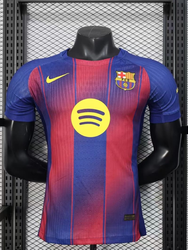 The Barcelona 2025/2026 Home kit - Barcelona 25/26 Front View
