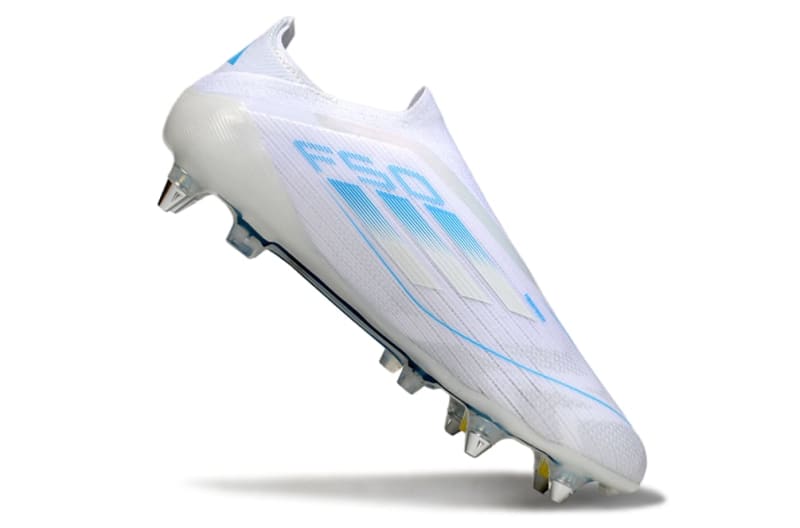 adidas F50 Elite Laceless FG – Polar Victory Pack (White/Lucid Blue) -   View 6