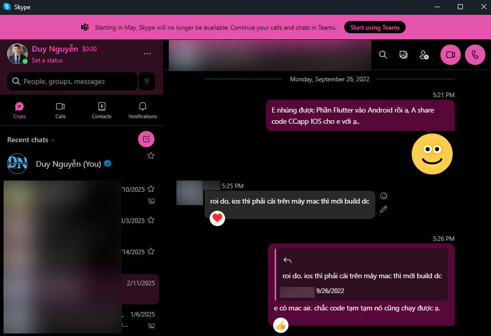 Tạm biệt Skype!
