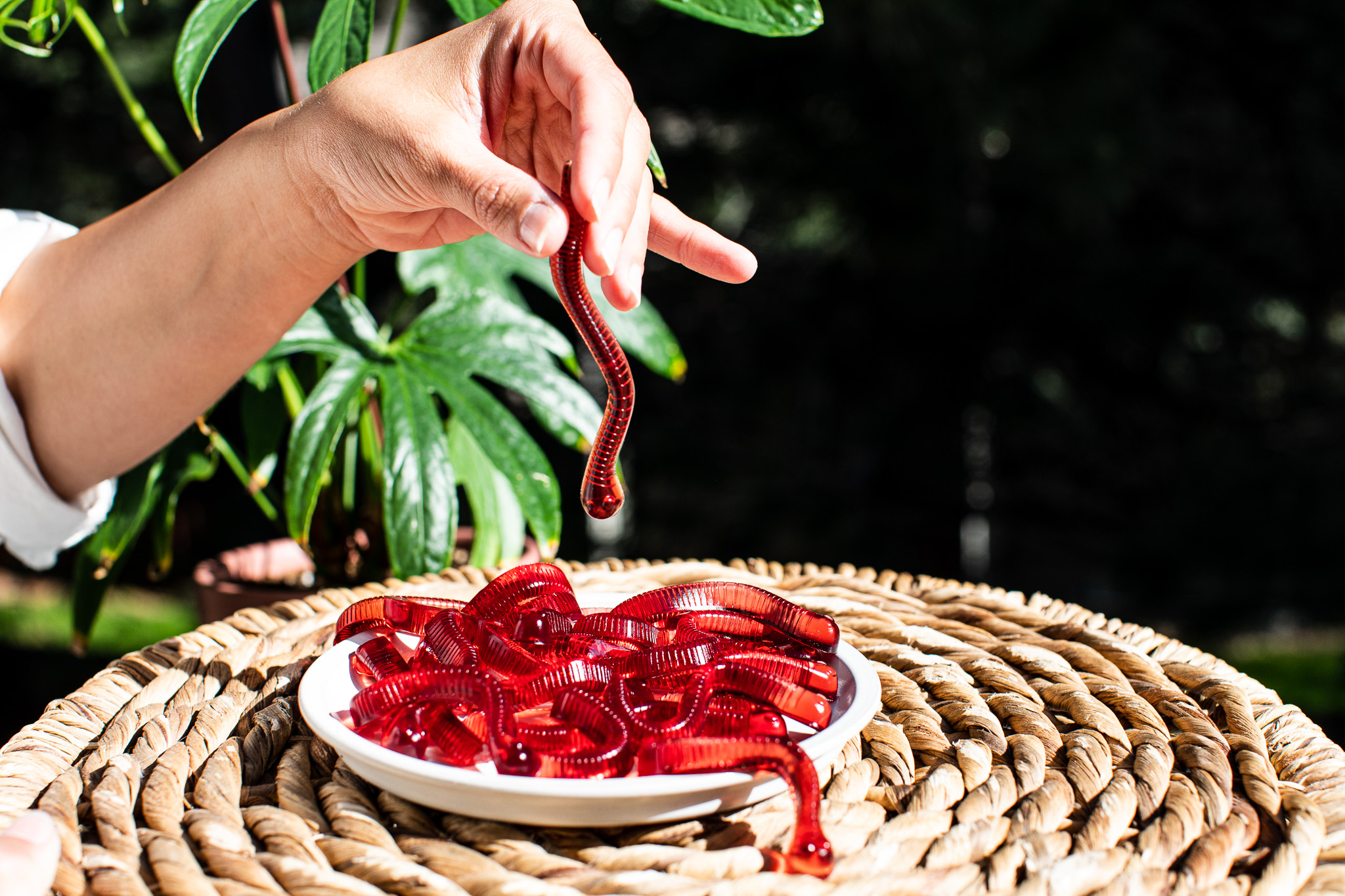 Pomegranate Gummy Worms