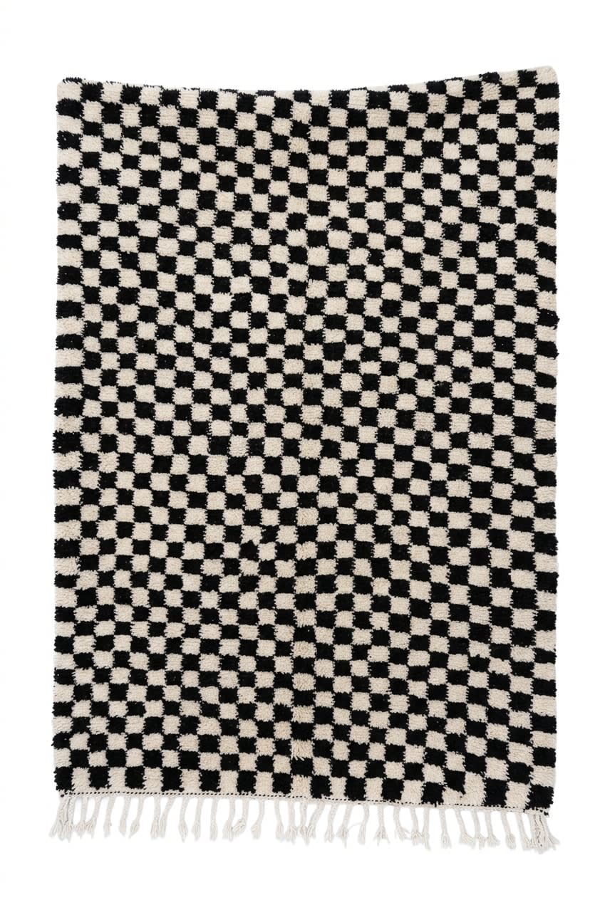 Beni Ouarain Contemporain – Damier d'Atelier — vue 1