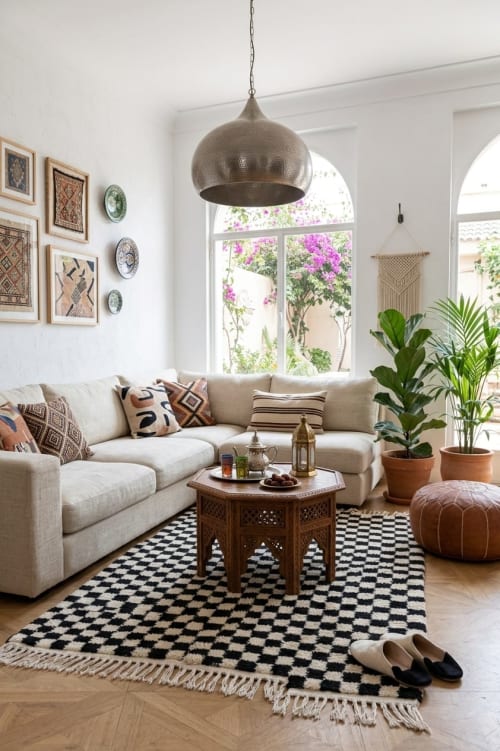 Beni Ouarain Contemporain – Damier d'Atelier — vue I
