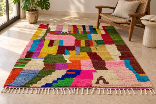 Boucharouite du Moyen Atlas – Patchwork Polychrome — vue III