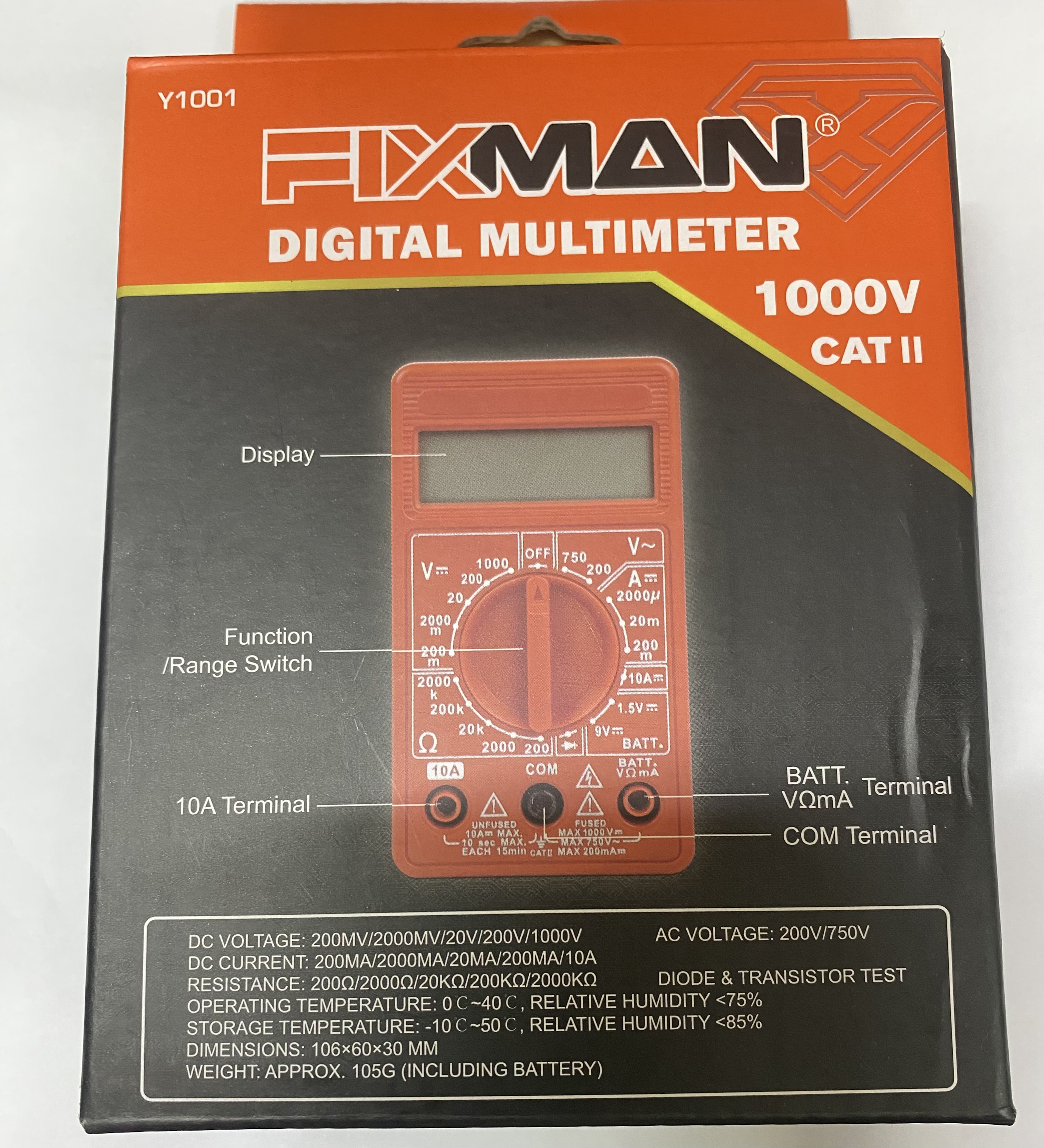 Fixman Multimeter Dc/Ac