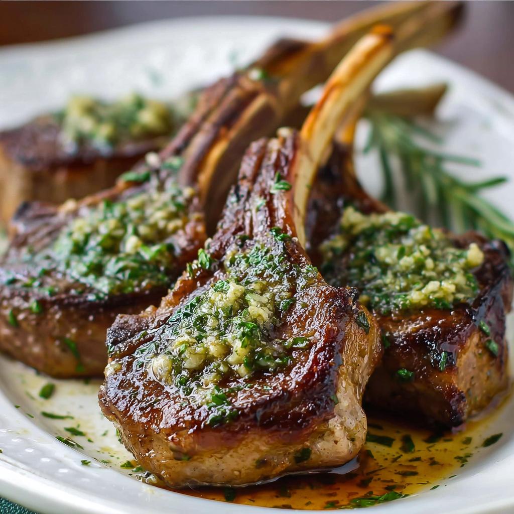 Garlic Herb Lamb Chops step photo