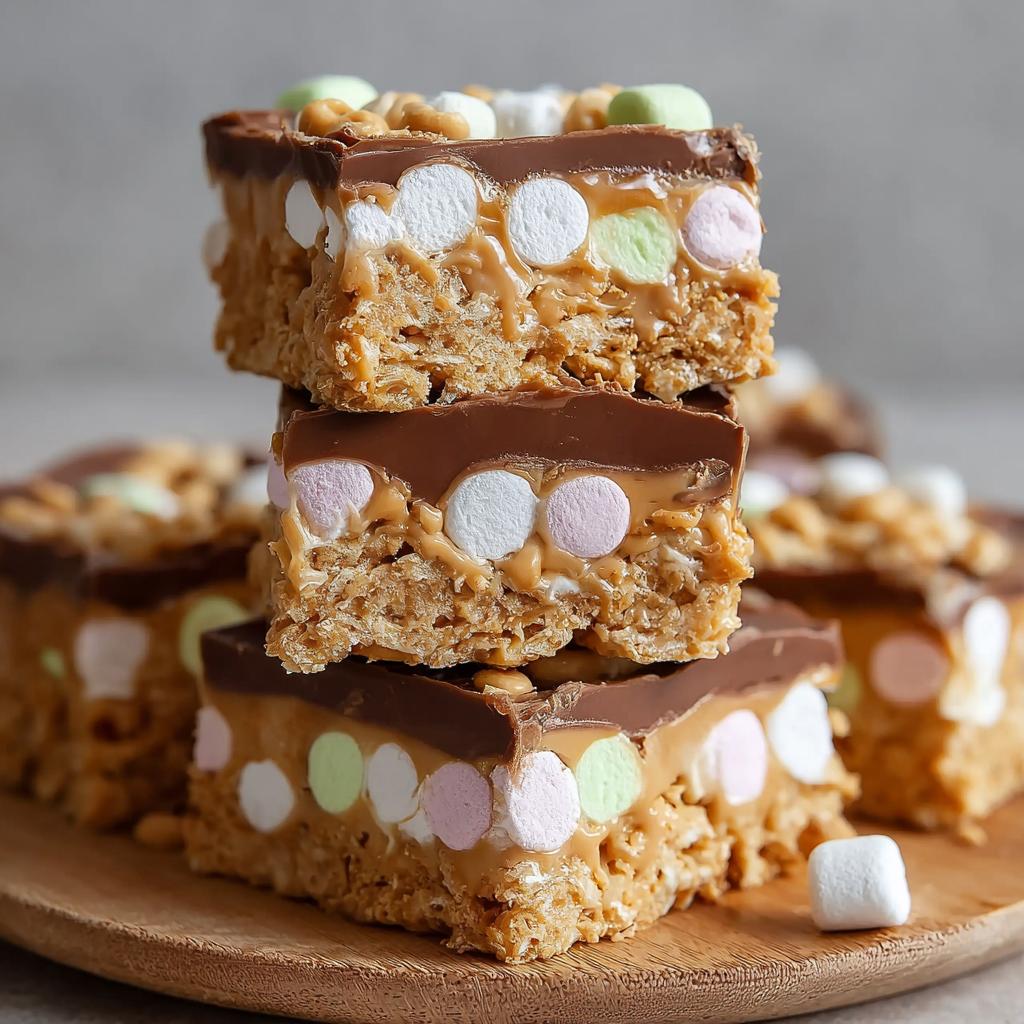Peanut Butter Marshmallow Squares step photo