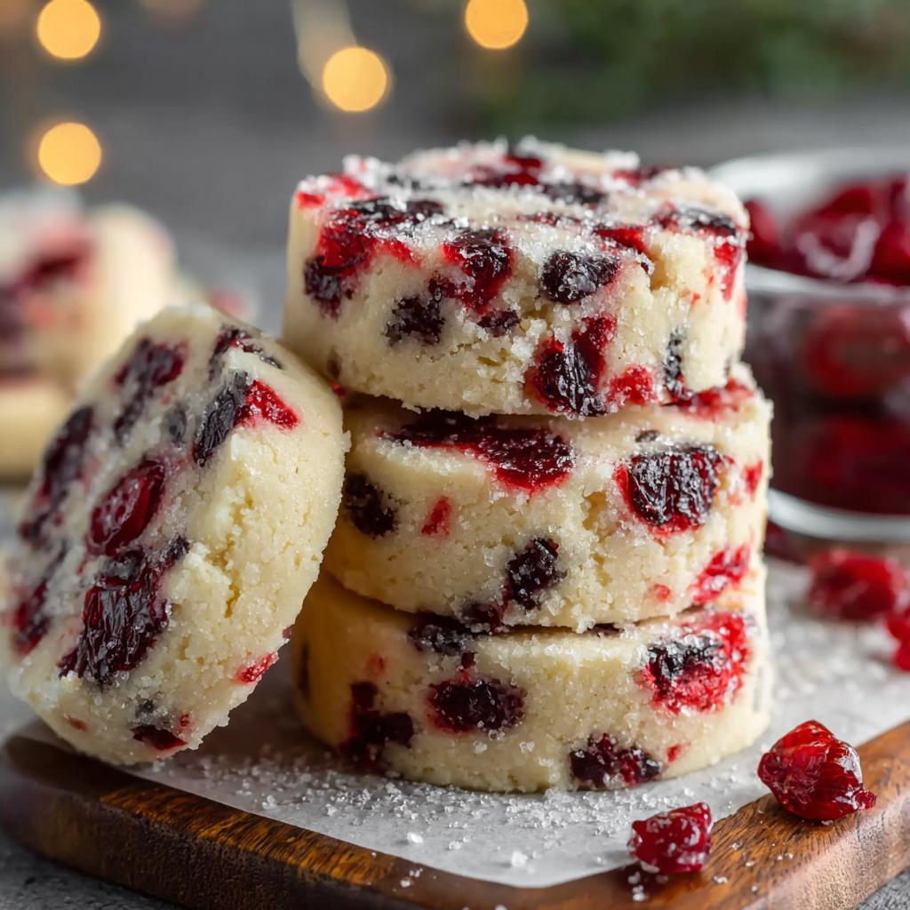 Christmas Maraschino Cherry Shortbread Cookies step photo
