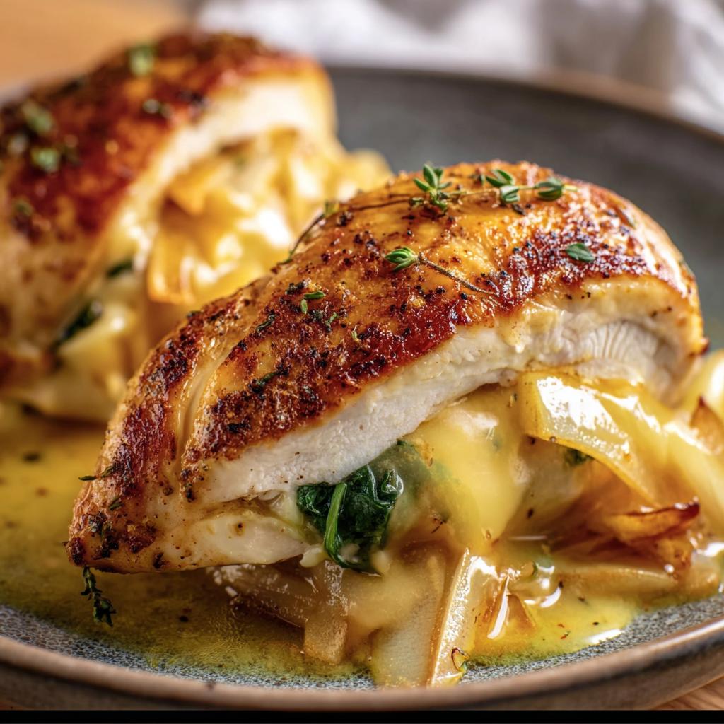 Apple and Brie Stuffed Chicken step photo