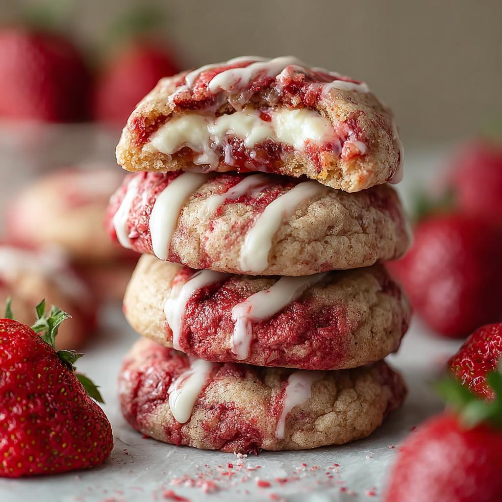 Strawberry Cheesecake Cookies step photo