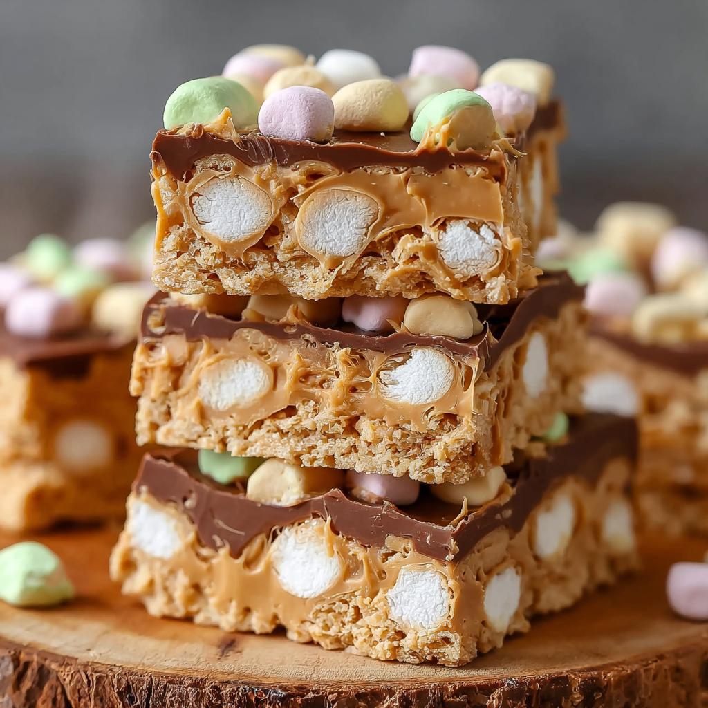 Peanut Butter Marshmallow Squares step photo