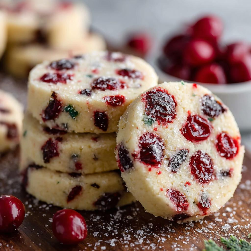 Christmas Maraschino Cherry Shortbread Cookies step photo
