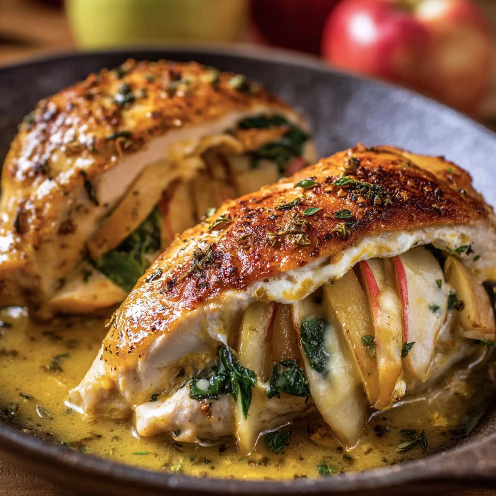 Apple and Brie Stuffed Chicken step photo