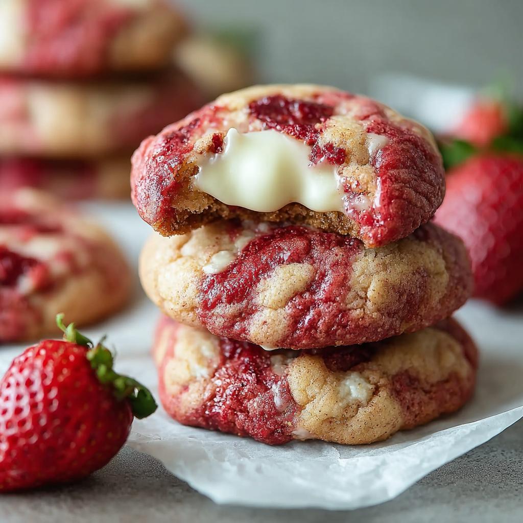 Strawberry Cheesecake Cookies step photo