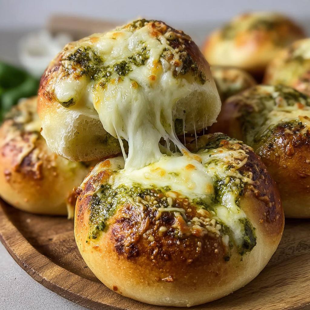 Easy Cheesy Pesto Bombs step photo