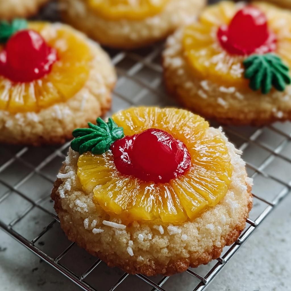Pineapple Upside Down Sugar Cookies step photo