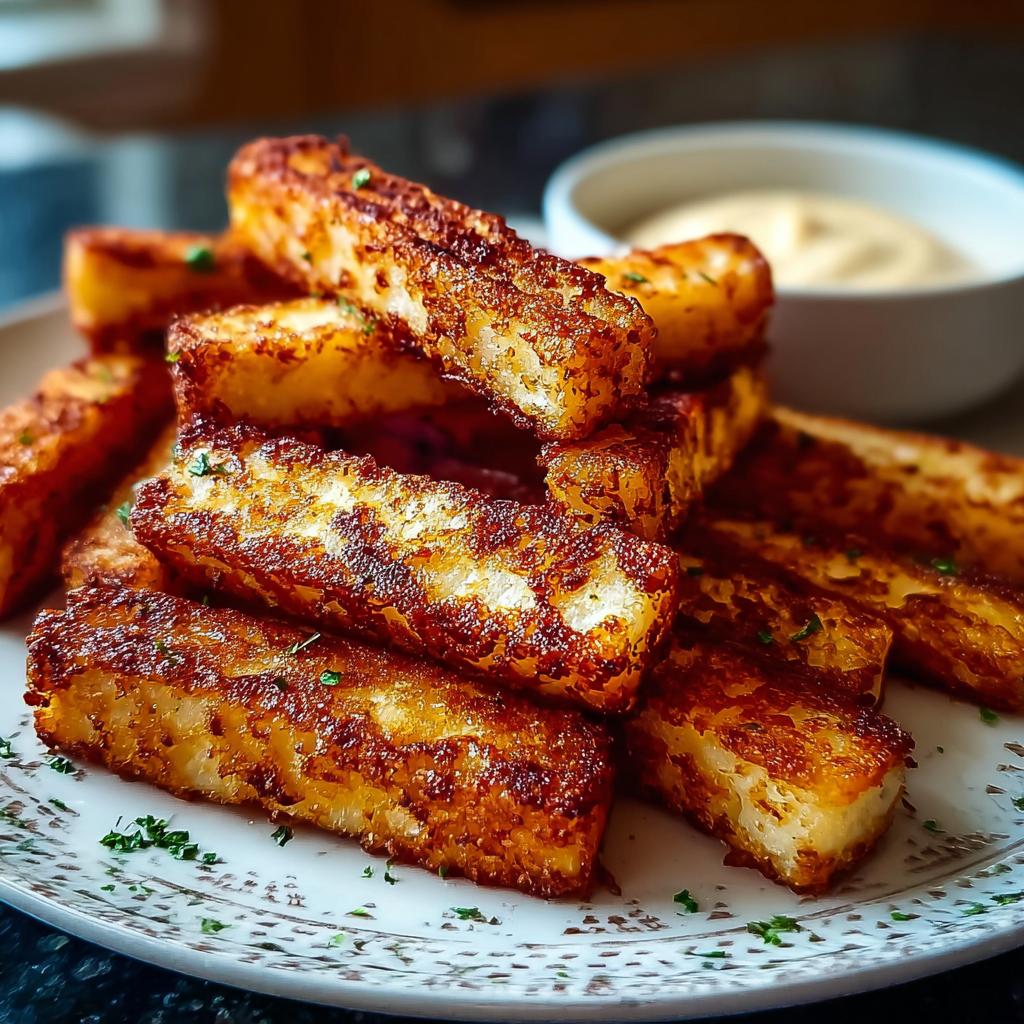 Crispy Halloumi Fries step photo