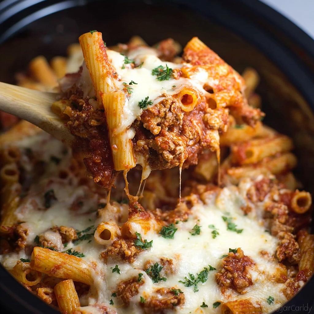 Crock Pot Baked Ziti step photo