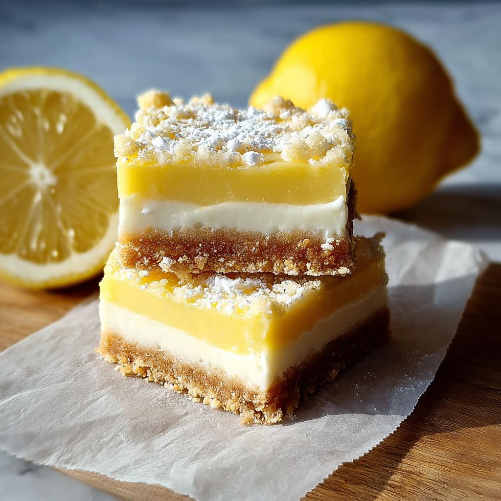 Creamy Lemon Squares step photo